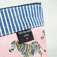 【Atelier Ku】さん / 16cmファスナーポーチ (シマウマ)