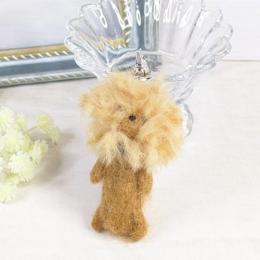 【*guunin*】さん / 胴長ちゃんキーホルダー(モジャ/ブラウン)