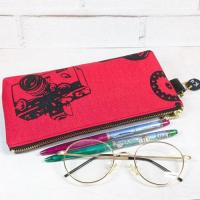 【Atelier Ku】さん / 浅型ファスナーポーチ(カメラ)