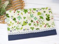 【marron】さん / 文庫本サイズブックカバー(野イチゴ/生成)