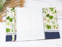 【marron】さん / 文庫本サイズブックカバー(野イチゴ/生成)