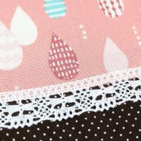 【marron】さん / 文庫本サイズブックカバー(しずく/ピンク)