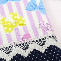 【marron】さん / 文庫本サイズブックカバー(リボン/パープル)