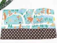 【Angela】さん / 文庫本サイズブックカバー(クマとキツネ)