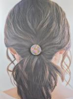 【*guunin*】さん / 羊毛とししゅうのヘアゴム(花②)