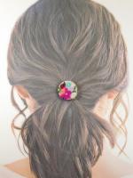 【*guunin*】さん / 羊毛とししゅうのヘアゴム(てんとう虫①)