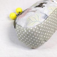 【Angela】さん / あめ玉がま口ポーチ(ネコと森)