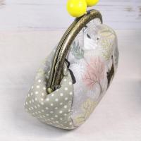 【Angela】さん / あめ玉がま口ポーチ(ネコと森)