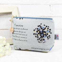 【Atelier Ku】さん / 三角マチポーチ(フラワー・仏語)