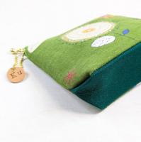 【Atelier Ku】さん / 三角マチポーチ(フラワー・リーフ)