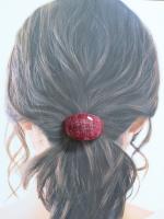 【FRANCE】オーバルヘアポニー(レッド)