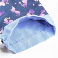 【Atelier Ku】さん / ストッパー付き巾着 (紫ネコ)