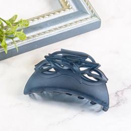 【FRANCE】リーフバンスクリップ(ネイビー)