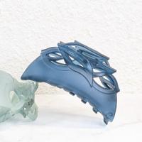 【FRANCE】リーフバンスクリップ(ネイビー)