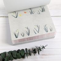 【cozyca products】ブロックメモ / 大森木綿子『 Michikusa Bana』