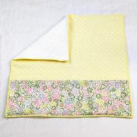 【屋根の小鳩】さん / リバティ&ガーゼ ハンカチ(イエロー水玉ガーゼ)