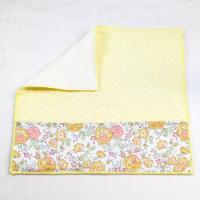 【屋根の小鳩】さん / リバティ&ガーゼ ハンカチ(イエロー水玉ガーゼ)