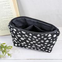 【aiko】さん / ポケット付きファスナーポーチ(ダルメシアン黒地)