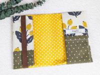 【Angela】さん / 文庫本サイズブックカバー(植物・生成)