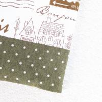 【Angela】さん / 文庫本サイズブックカバー(レター・グリーン)