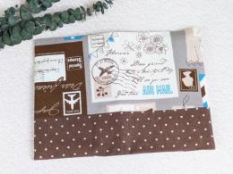 【Angela】さん / 文庫本サイズブックカバー(レター・ブルー)