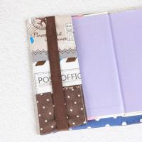 【Angela】さん / 文庫本サイズブックカバー(レター・ブルー)