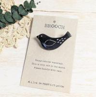 Bone Brooch  (トリ・ブラック)