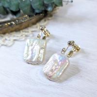 【yayoi&co.】さん / レクタングルパールイヤリング