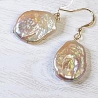 【yayoi&co.】さん / 大型フラットバロックパールピアス(14kgf)