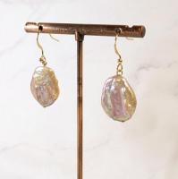 【yayoi&co.】さん / 大型フラットバロックパールピアス(14kgf)