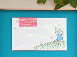 【Happy Murasaki】名刺カード[四つ葉ムーン]