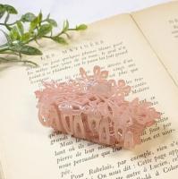 【FRANCE】フローラルバンスクリップ(ピンク)