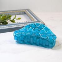 【FRANCE】キルトデザインバンスクリップ(ブルー)