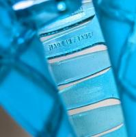 【FRANCE】キルトデザインバンスクリップ(ブルー)