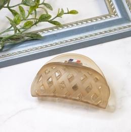 【FRANCE】フロストミニバンスクリップ(ブラウン)