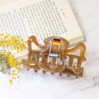 【ドイツ】バンスクリップ L(マーブル・ブラウン)