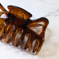 【ドイツ】バンスクリップ L(マーブル・べっ甲)