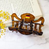 【ドイツ】バンスクリップ L(マーブル・べっ甲)