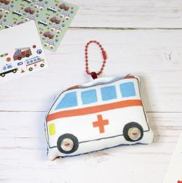 【nana】ふわふわイラストマスコット[救急車]