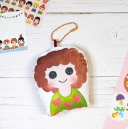 【nana】さん / ふわふわイラストマスコット[もじゃ]