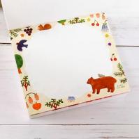 【cozyca products】 ブロックメモ Aiko Fukawa『feel nature』