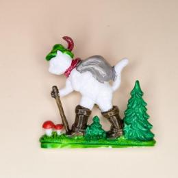 【ドイツ】WALTER&PREDIGER/ハンドペイント樹脂ブローチ(長靴をはいた猫)②