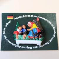 【ドイツ】WALTER&PREDIGER/ハンドペイント樹脂ブローチ(ヘンゼルとグレーテル)②