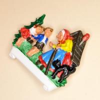 【ドイツ】WALTER&PREDIGER/ハンドペイント樹脂ブローチ(ヘンゼルとグレーテル)②