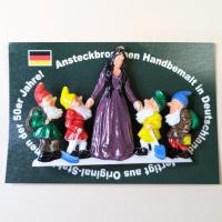 【ドイツ】WALTER&PREDIGER/ハンドペイント樹脂ブローチ(白雪姫)②