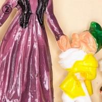 【ドイツ】WALTER&PREDIGER/ハンドペイント樹脂ブローチ(白雪姫)②