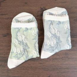 【coudre un 】ソックス(あなたに優しい靴下/スズラン畑)