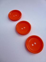 【チャルカ】プラスチックボタン　カノープス(オレンジ)