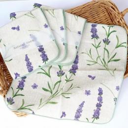 リネン・ラベンダーハンカチ