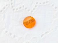 プラスチックボタン(グリッター/オレンジ)